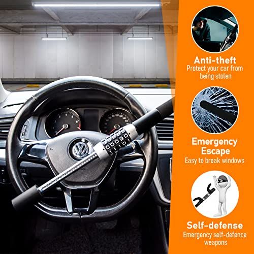 Universal anti-theft secrect code lock 5 password steering lock