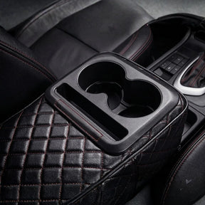 Elite Car Armrest Organizer with Dual Cup Holder