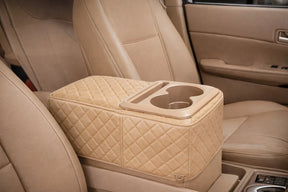 Elite Car Armrest Organizer with Dual Cup Holder